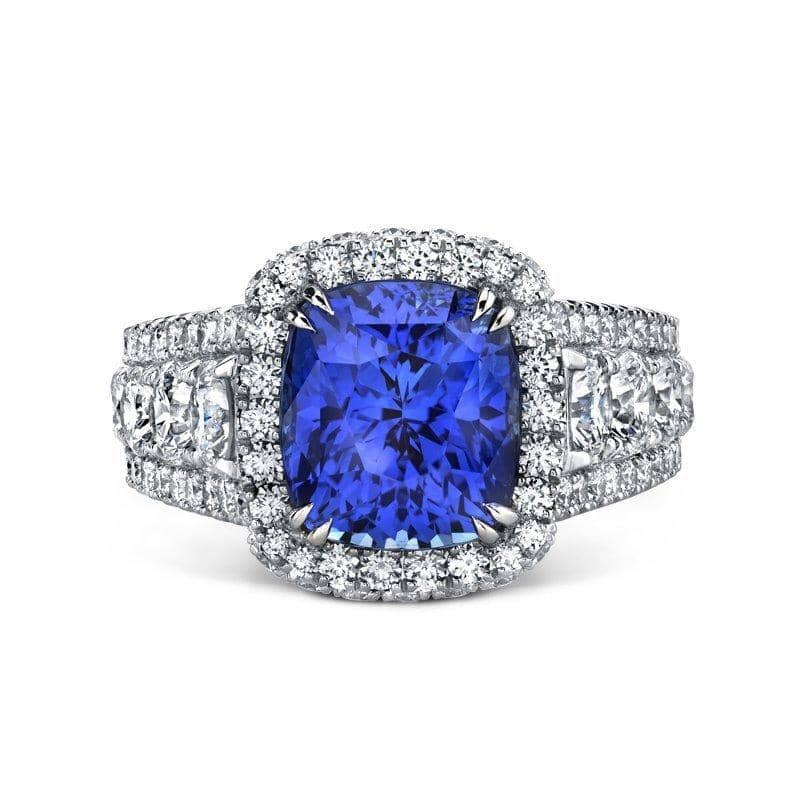 Sapphire & Diamond Ring